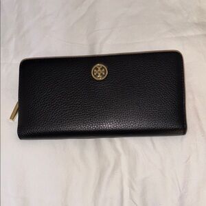 Tory Burch Black Leather Wallet
